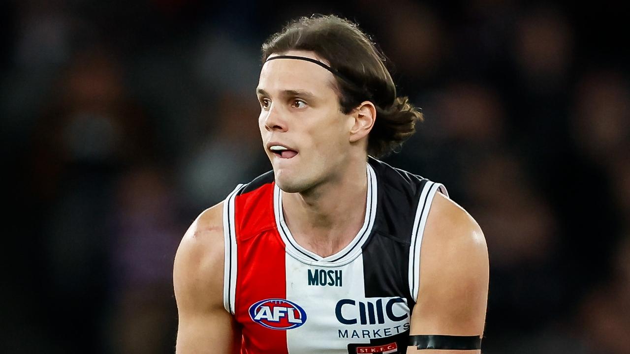 [PLAYERCARD]Hunter Clark[/PLAYERCARD] looks set to remain a Saint. (Photo by Dylan Burns/AFL Photos via Getty Images)