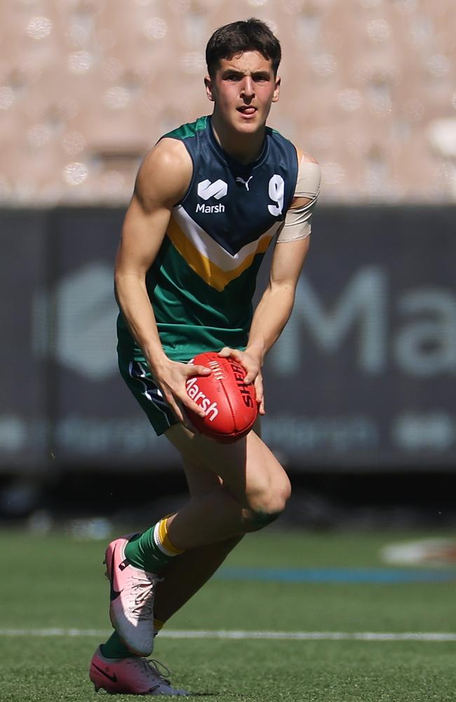 Josh Lindsay shone for Team Heppell. Picture: Daniel Pockett/AFL Photos/via Getty Images