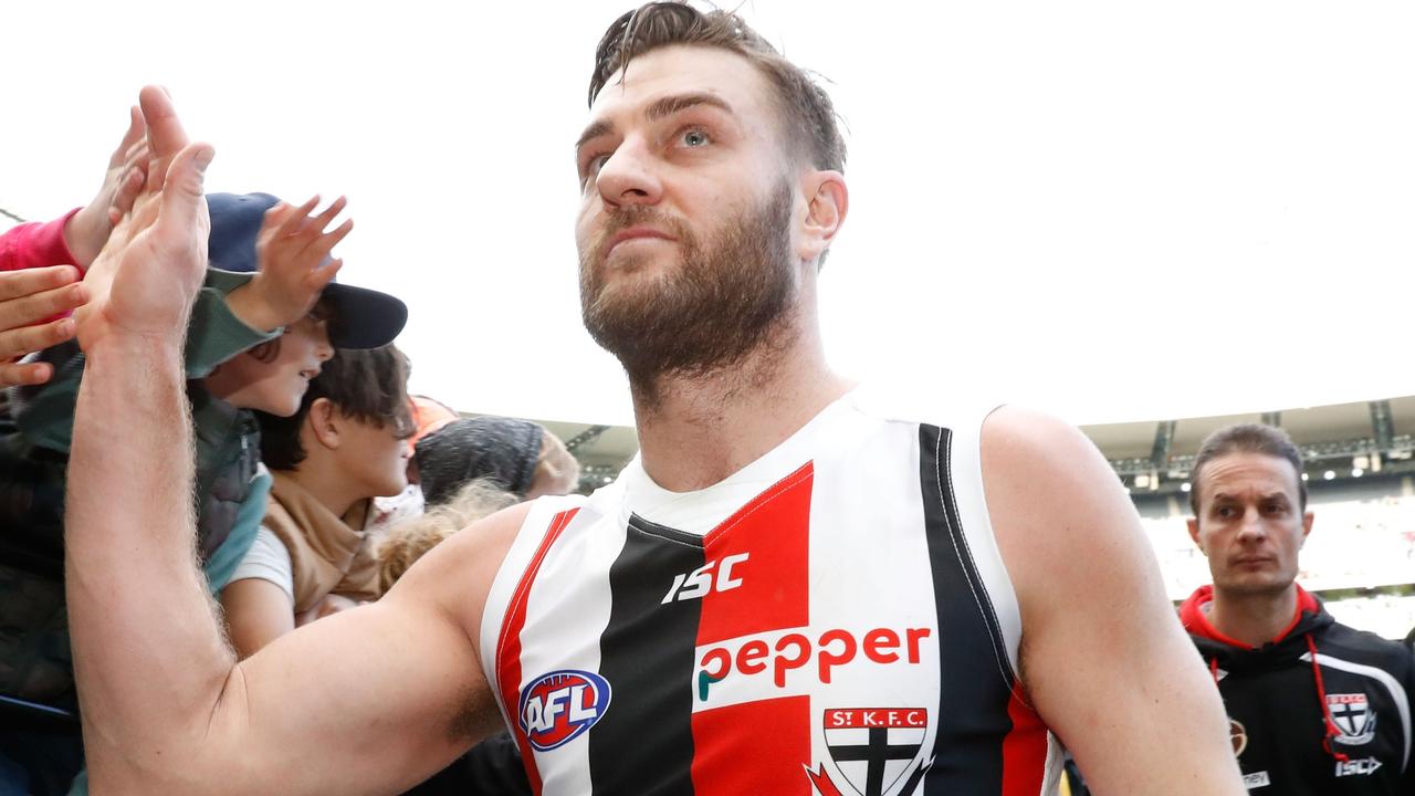 [PLAYERCARD]Sam Fisher[/PLAYERCARD] – affectionately known as ‘Chips’ – is rebuilding his life after last year’s shock arrest and stint in rehab. Picture: AFL Media