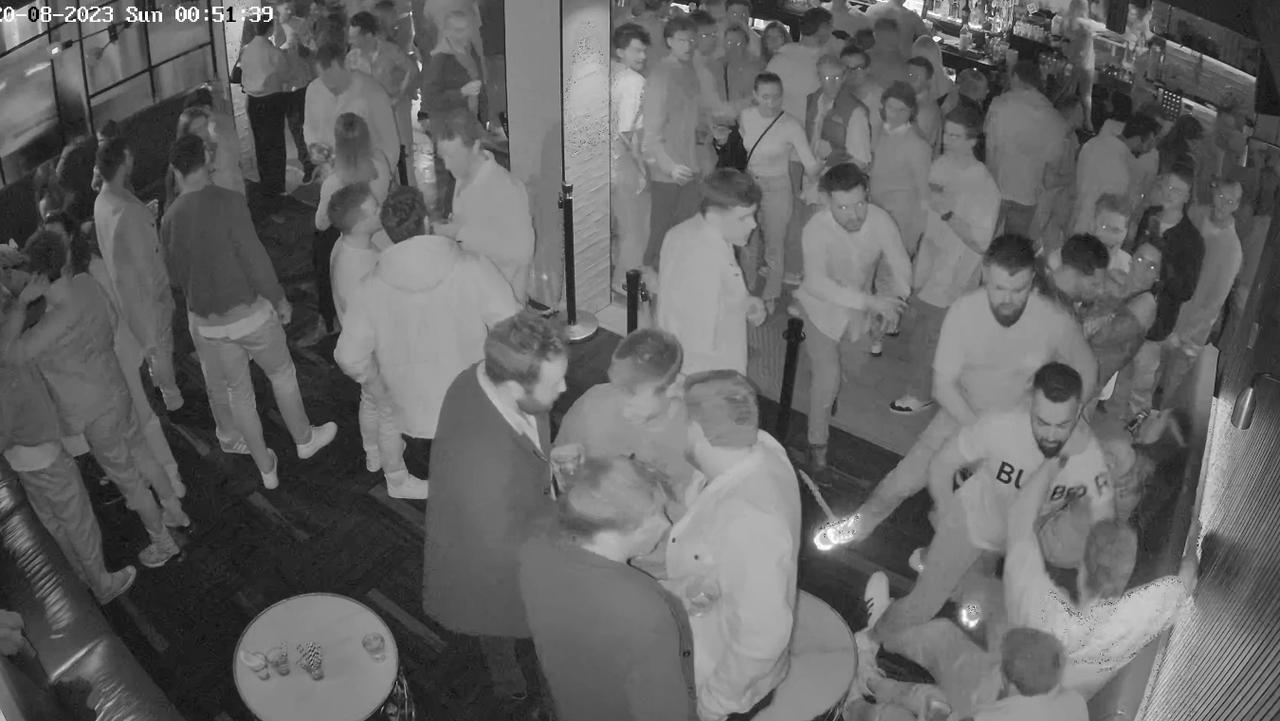 CCTV footage shows the affray inside the bar prior to [PLAYERCARD]Jack Ziebell[/PLAYERCARD] being bashed.