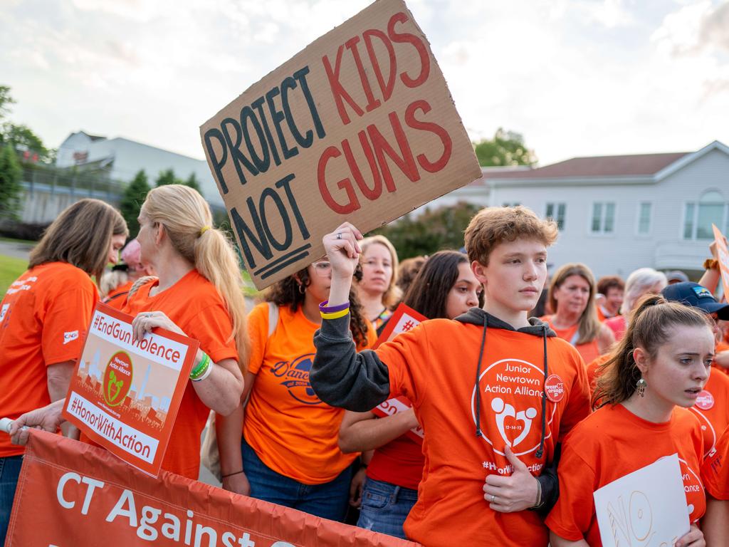 American schoolchildren have turned out in droves in recent weeks to protest gun violence in the country. Picture: Getty Images/AFP