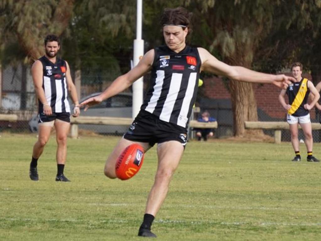 Carmichael was picked up by Collingwood at No.9 in the mid-season draft. Picture: Supplied