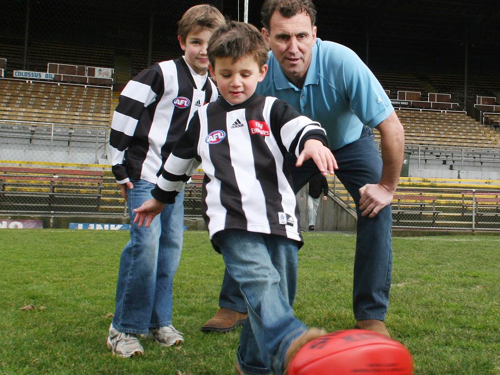 The ball-handling genius of Peter Daicos was passed on to sons Josh and Nick at a young age.