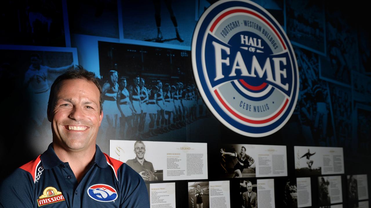 Johnson before he was inducted into the Bulldogs hall of fame. Picture: Nicole Garmston