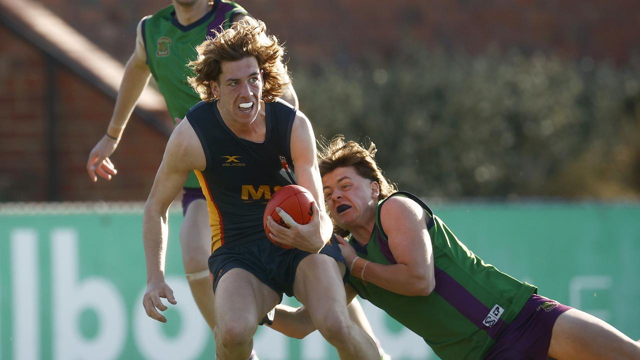 Jordan Croft of Maribyrnong College. Picture: Daniel Pockett/AFL Photos/via Getty Images