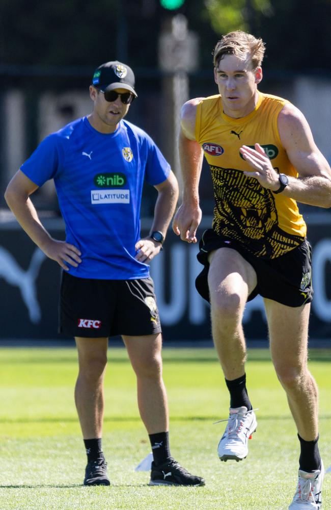 Tom Lynch going through his paces. Picture: Jason Edwards