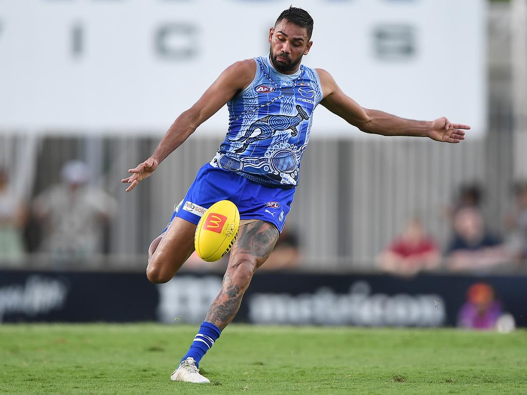 Thomas’ future hangs in the balance. Picture: Felicity Elliott/AFL Photos/Getty Images