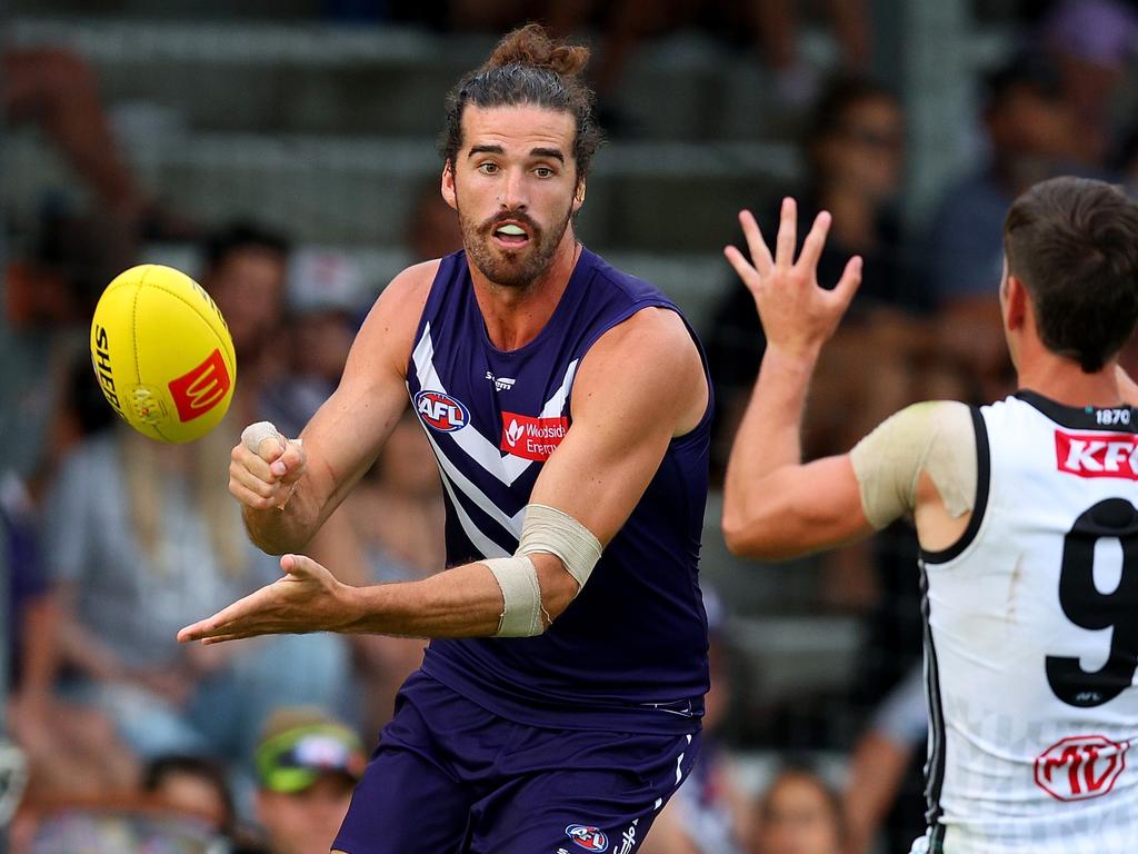 Pearce feels his body is the best it’s ever been as he eyes an injury-free season. Picture: James Worsfold/AFL Photos/via Getty Images