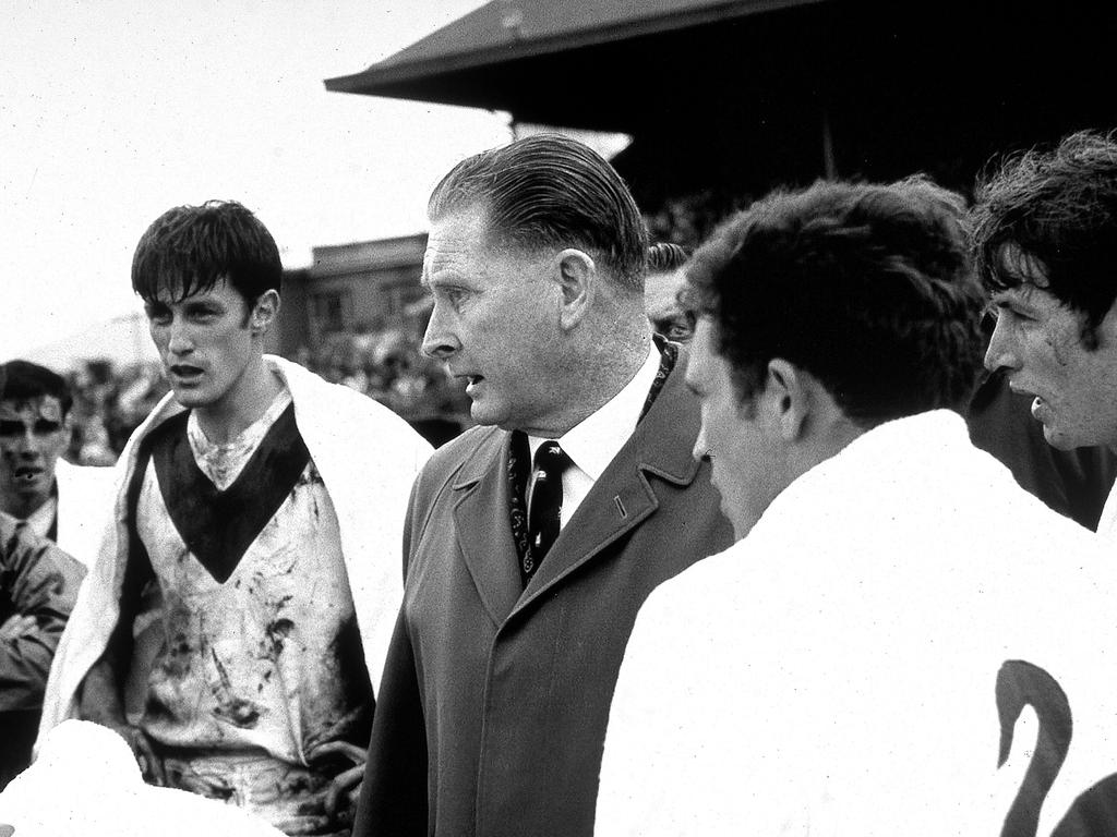 Miller was coached by the legendary Norm Smith at the Swans. Picture: Getty Images