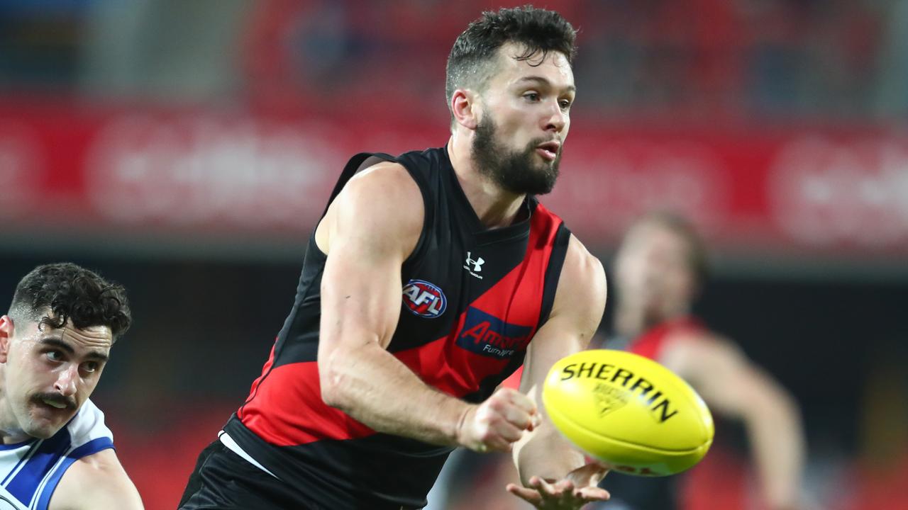 Conor McKenna wasn’t enjoying his time at Essendon when he decided to return to Essendon. Picture: Getty Images