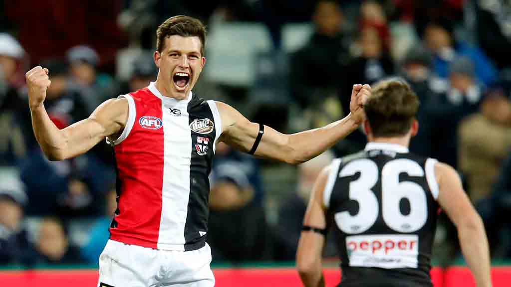 Rowan Marshall produced a breakout season in 2019 to finish second in the Saints' best and fairest - AFL,Rowan Marshall,St Kilda Saints,Game,Update,News,Paddy Ryder