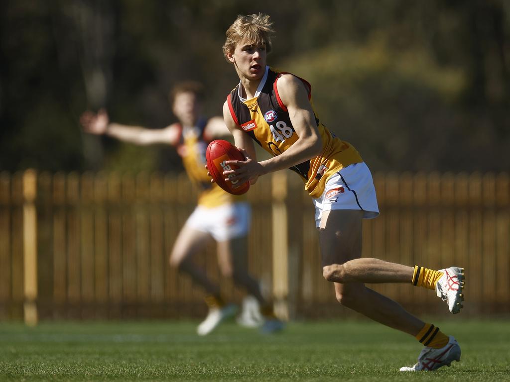 Young Stingrays star Ben Hopkins is making AFL scouts pay attention. Picture: Getty Images)