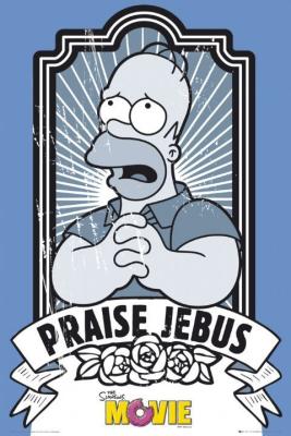 maxi-posters-the-simpsons-movie-praise-jebus-731501.jpg