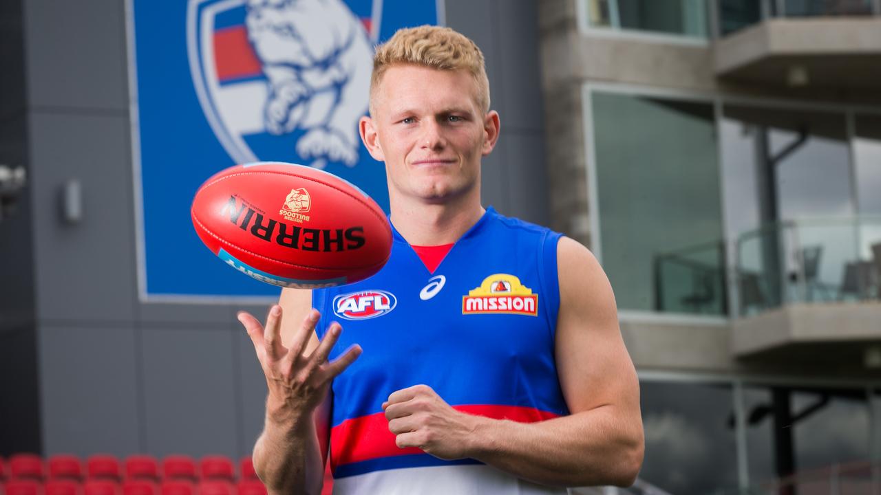 The Bulldogs will pay $600,000 a season of [PLAYERCARD]Adam Treloar[/PLAYERCARD]’s five-year contract, with the Magpies to foot the remaining $300,000 a year. Picture: NCA NewsWire