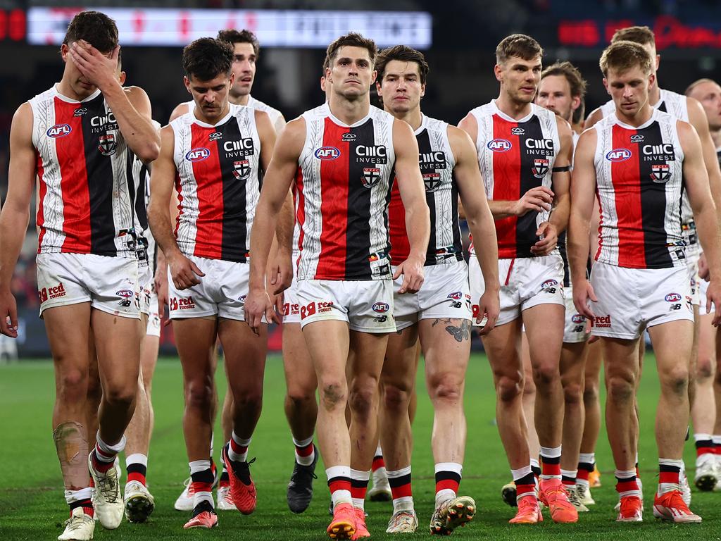 It’s a testing time for St Kilda fans. Picture: Quinn Rooney/Getty Images