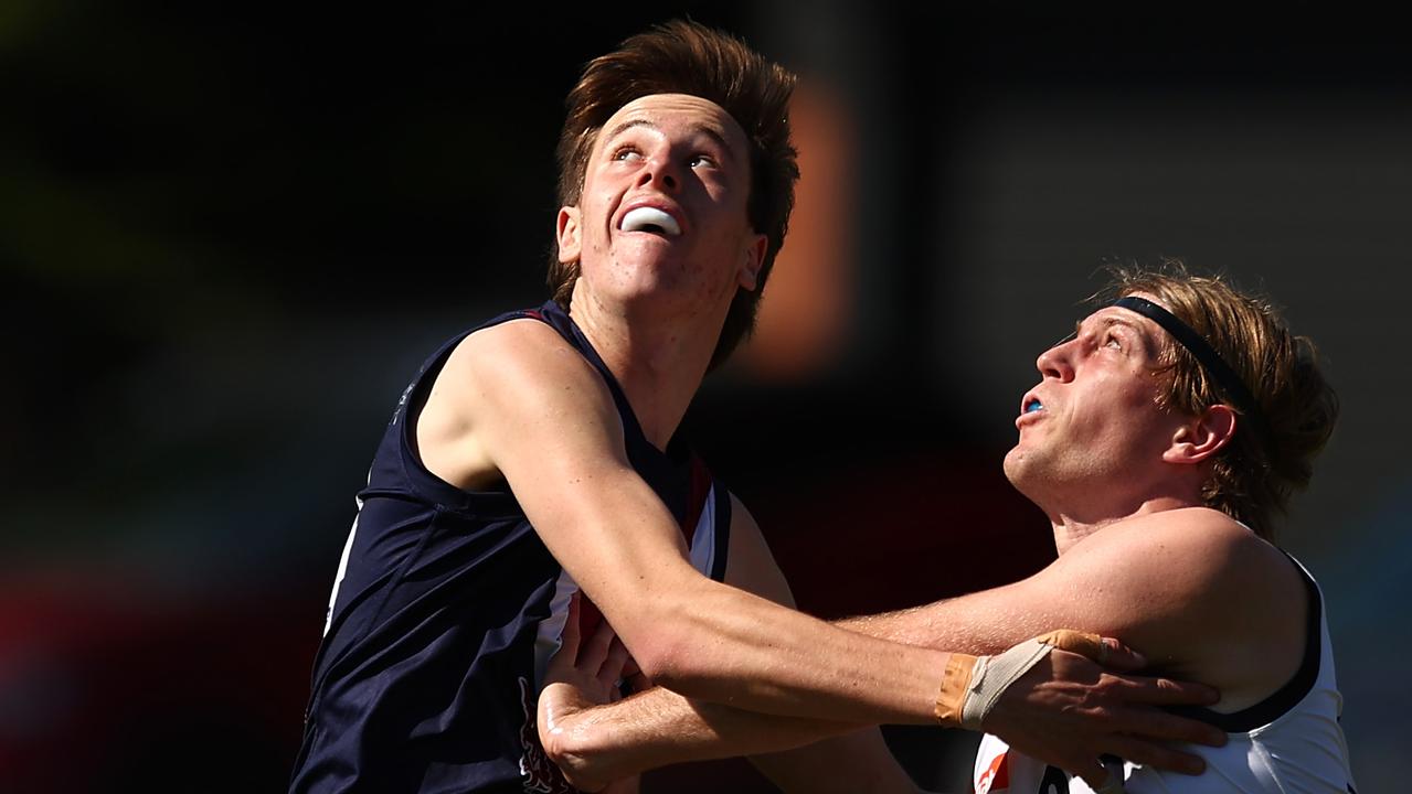 Ollie Murphy of the Sandringham Dragons. Picture: Graham Denholm/AFL Photos via Getty Images