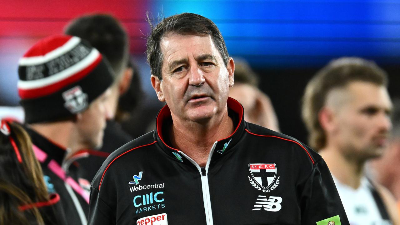 Coach Ross Lyon wasn’t happy with the comparisons. Picture: Quinn Rooney/Getty Images