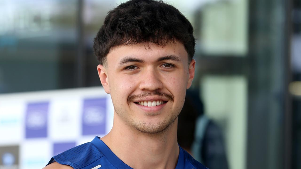 Geelong Cats Draftee Interviews at GMHBA Stadium.  Keighton Matofai-Forbes. Picture: Mike Dugdale