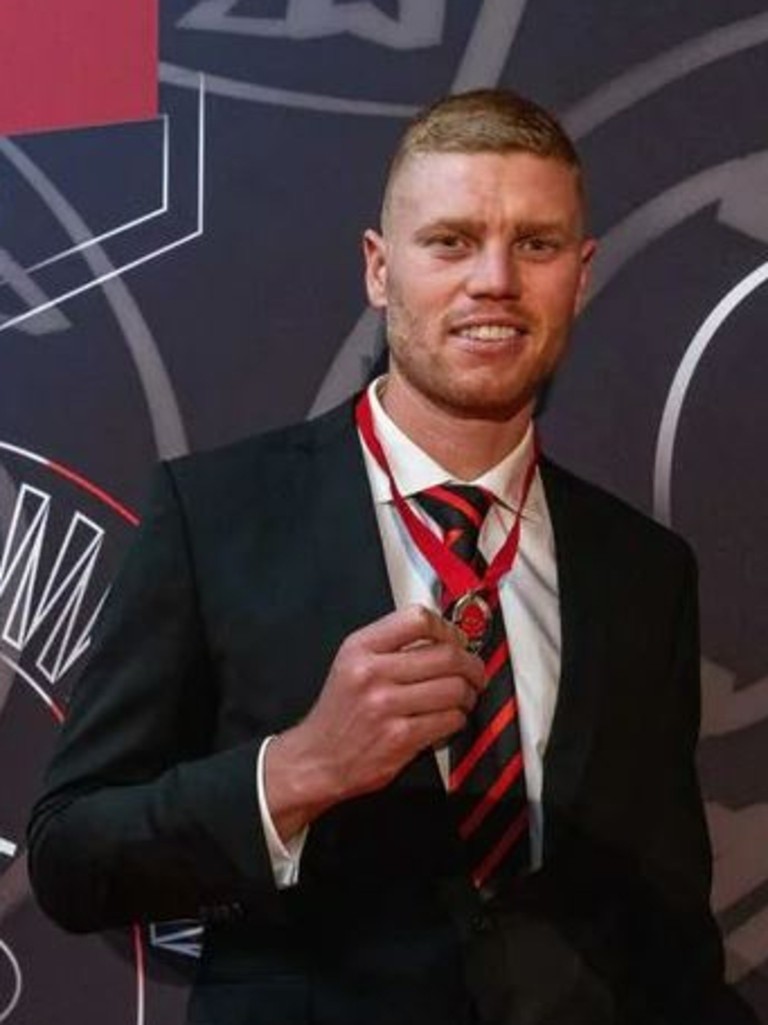 Peter Wright won Essendon’s B&F in 2022 Picture: Facebook/Essendon FC