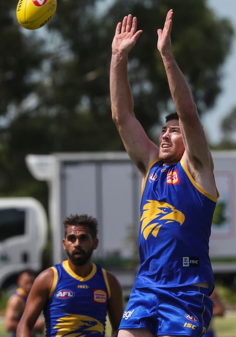 West Coast Eagles training, Jeremy McGovern.