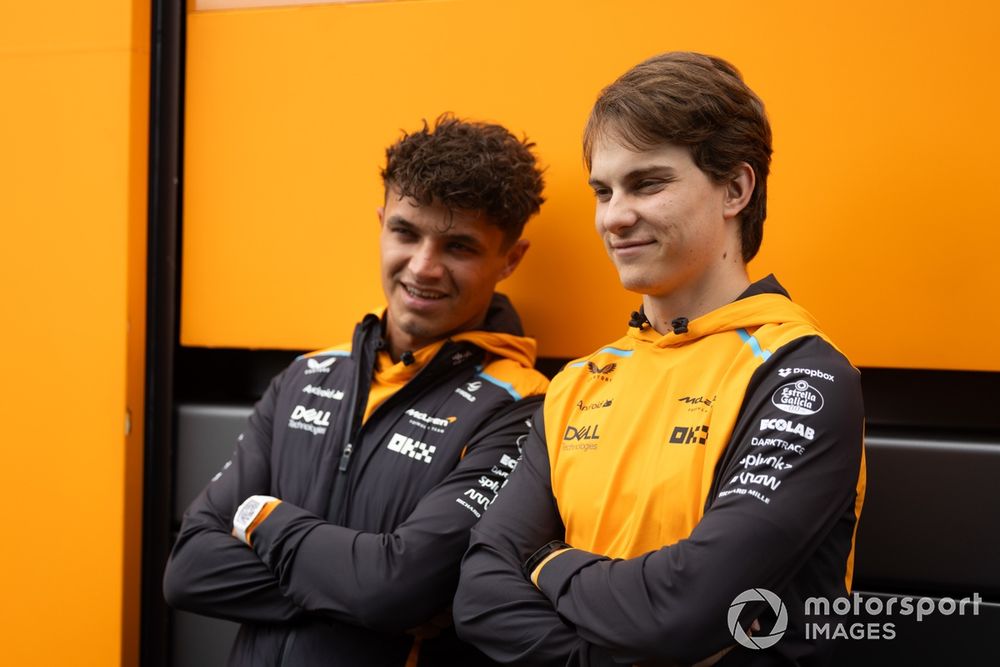 Lando Norris, McLaren F1 Team, and Oscar Piastri, McLaren F1 Team