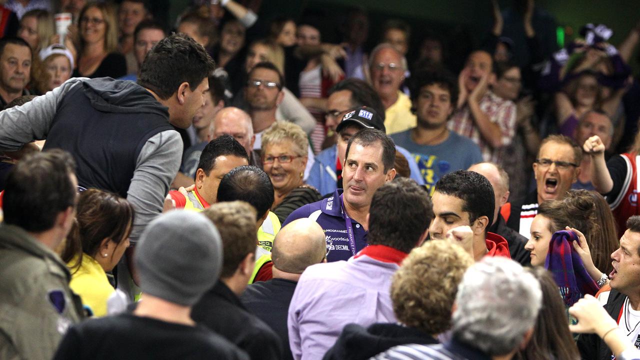 Ross Lyon wasn’t greeted warmly when he returned to St Kilda as Fremantle coach.