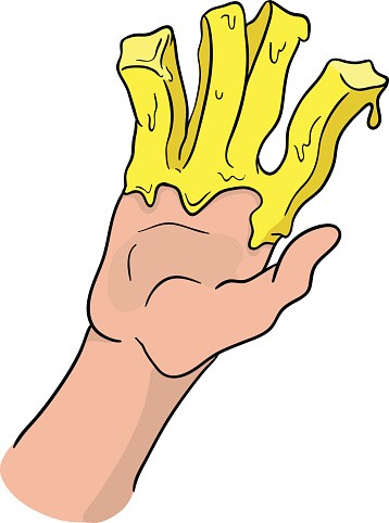 butter-fingers-vector-id477025134