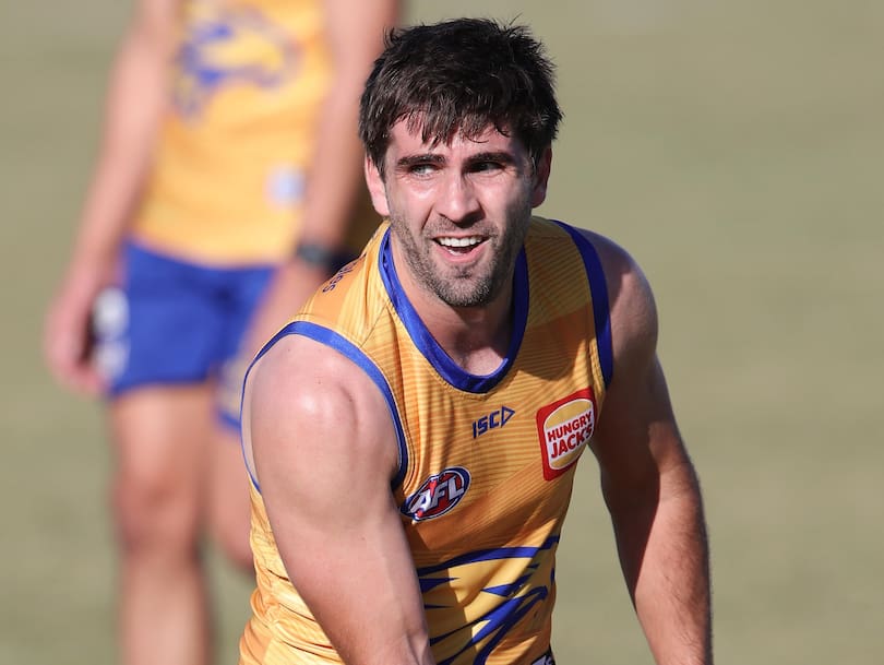 Andrew Gaff. West Coast Eagles return to training at Mineral Resources Park, Lathlain. 18 MAY 2020