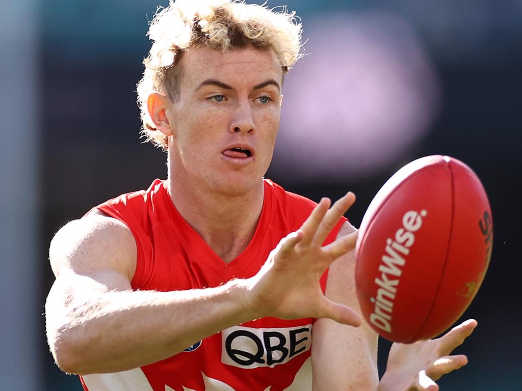 Chad Warner took a big step in his second year at the Swans. Picture: Getty Images