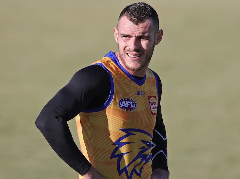 Luke Shuey. West Coast Eagles return to training at Mineral Resources Park.