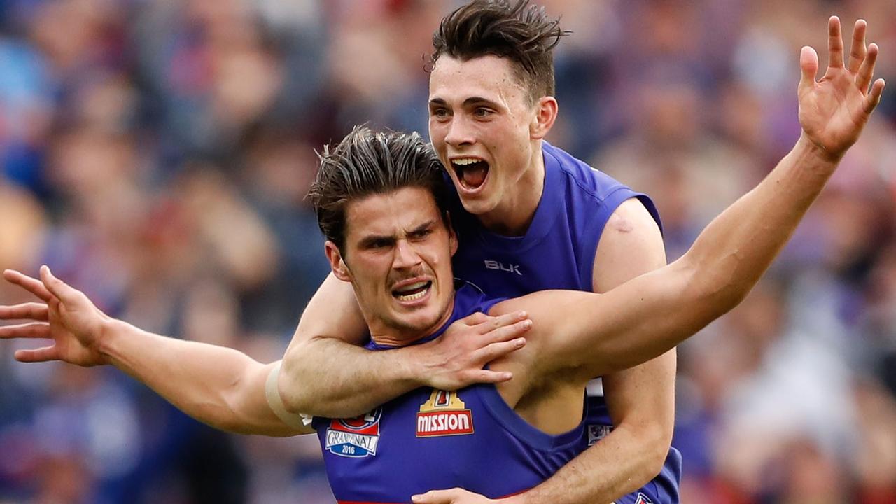 Tom Boyd helped the Bulldogs break their premiership drought. Picture: Adam Trafford/AFL Media/Getty Images