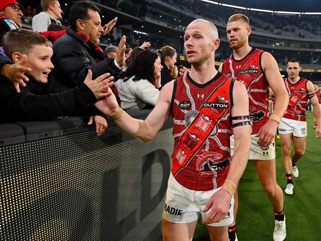 Hind after Essendon’s AFL Dreamtime win. Picture: Getty Images