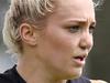 MELBOURNE . 12/11/2022.  AFLW Semi Final. Richmond vs North Melbourne at Punt Road Oval, Richmond.  Richmonds Jess Hosking with her shoulder strapping      . Picture by Michael Klein