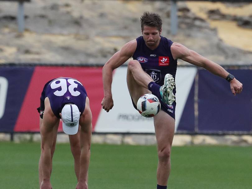 Fremantle Dockers training. Pictured - Jesse Hogan