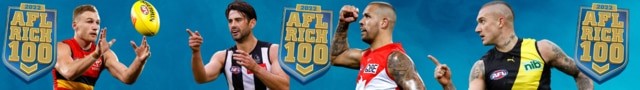 AFL rich 100 promo art