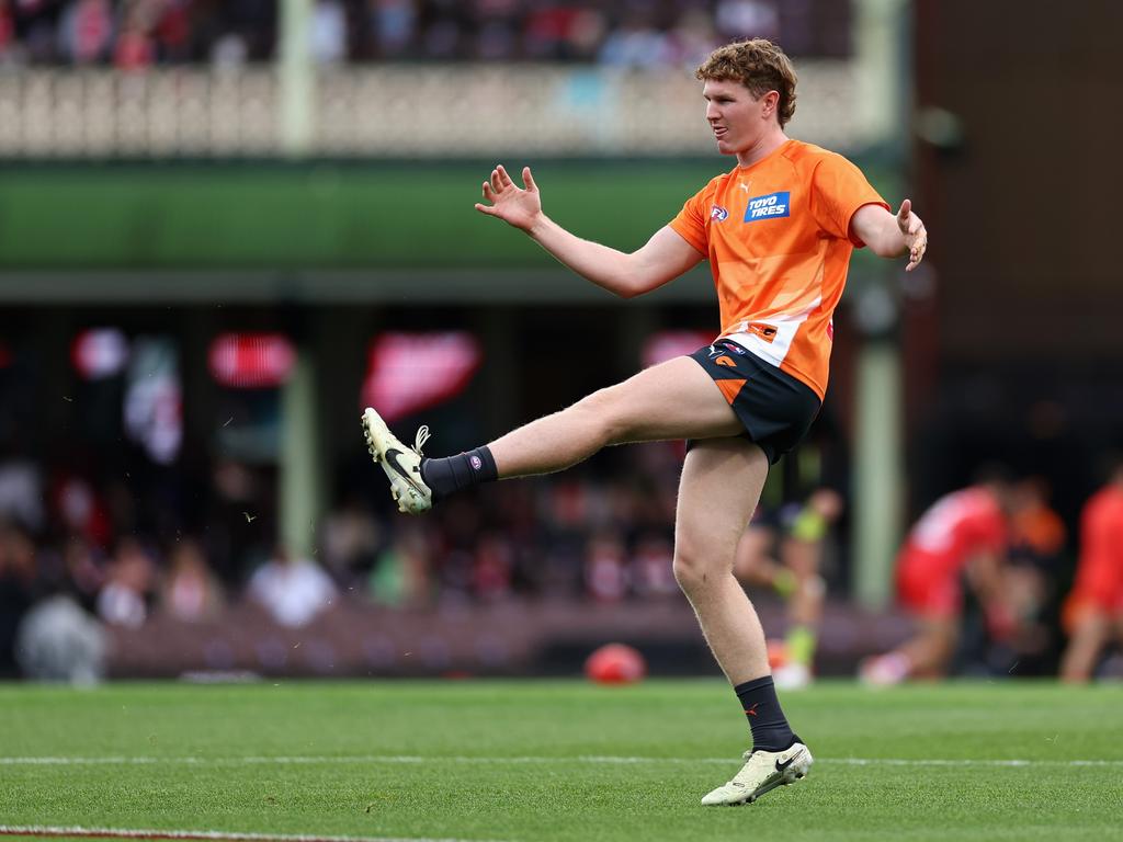 [PLAYERCARD]Tom Green[/PLAYERCARD] has been cleared of any serious injury after he was subbed out in the second quarter. Picture: Cameron Spencer/Getty Images