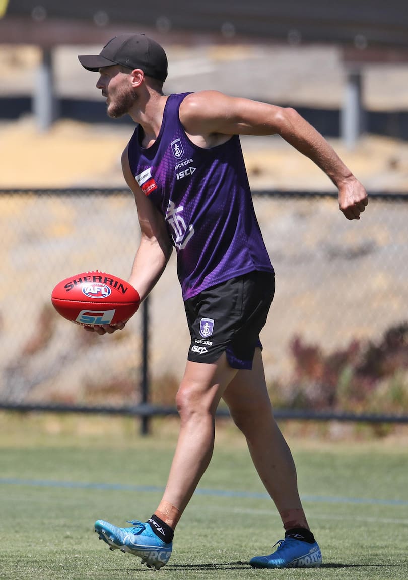 Brett Bewley has been one of the most impressive figures on the training track this pre-season for Fremantle.