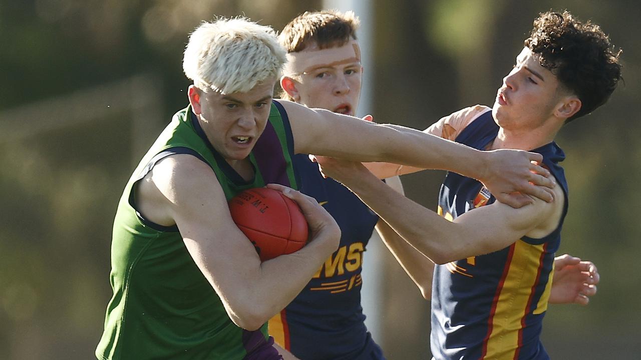 Nate Caddy of Parade College. Picture: Daniel Pockett/AFL Photos/via Getty Images