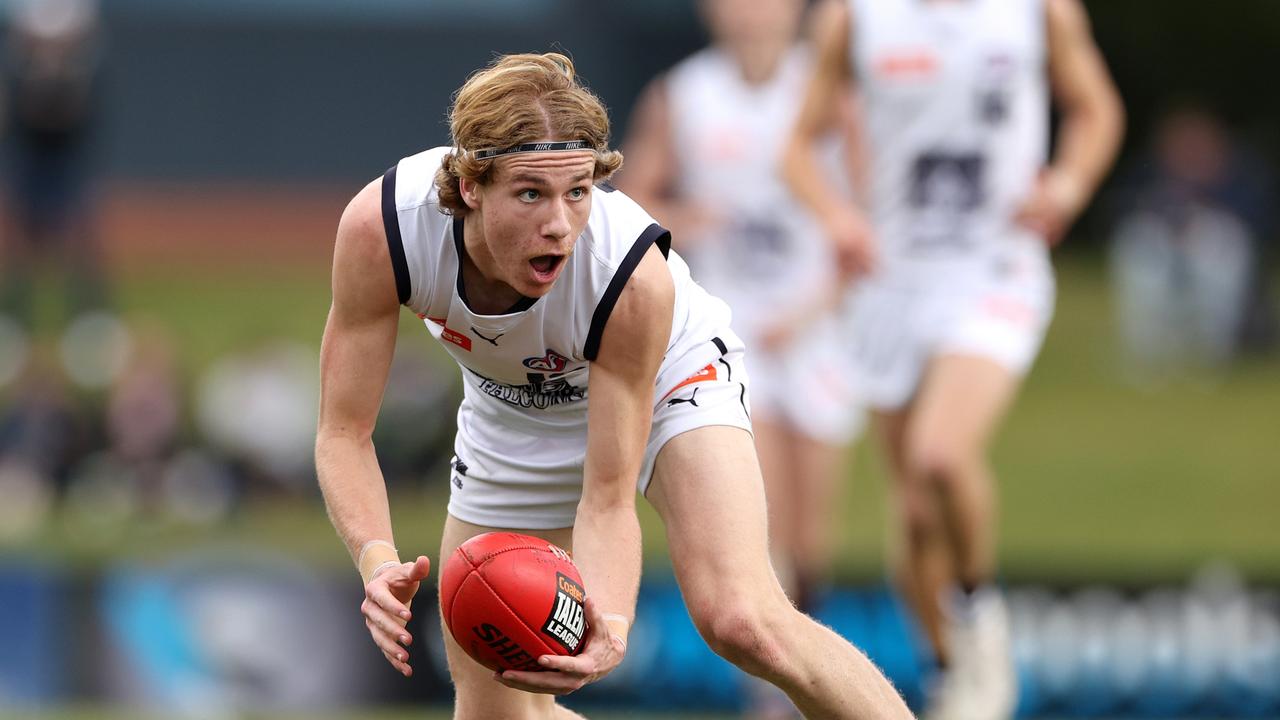 The Saints have interest in Angus Hastie. Picture: Jonathan DiMaggio/AFL Photos