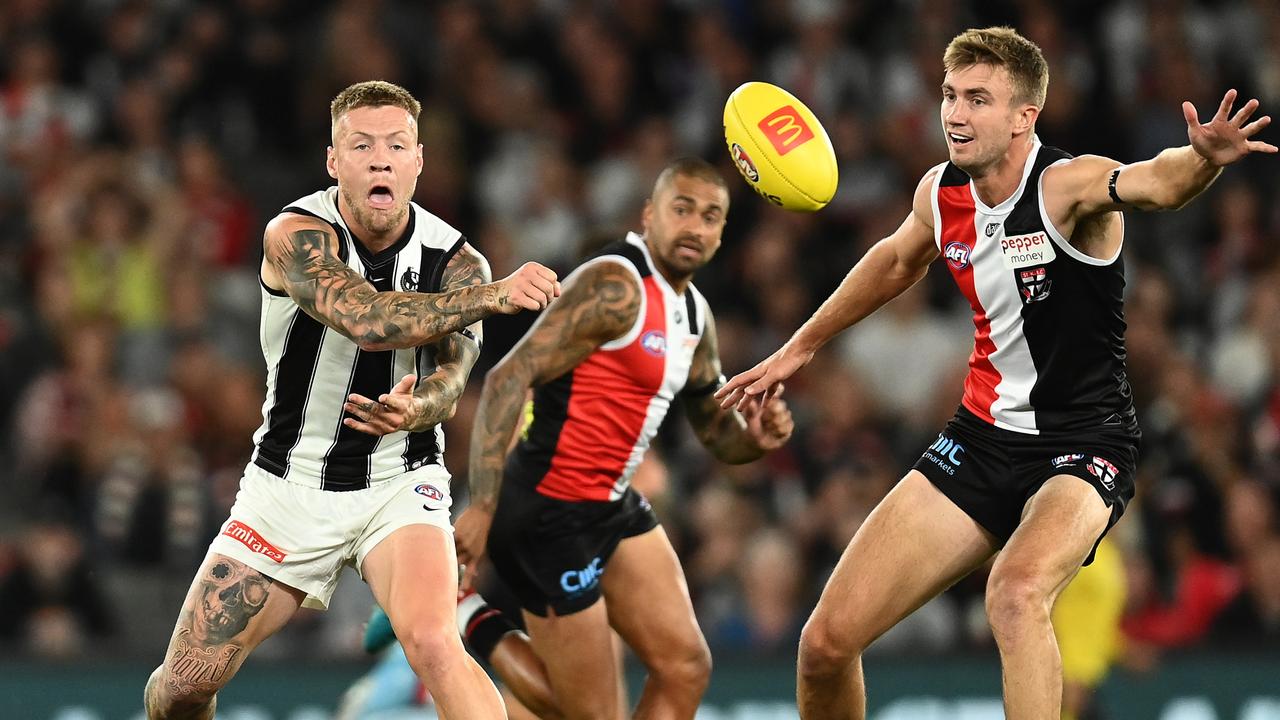 St Kilda has discussed the prospect of recruiting Jordan De Goey.